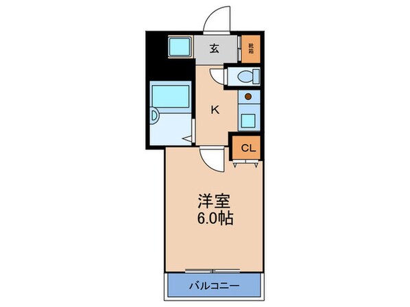 レ－ズライン下新庄の物件間取画像